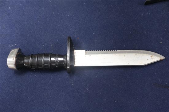 Seven Kukri and other knives